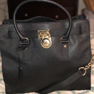 Black large Hamilton Michael kors tote